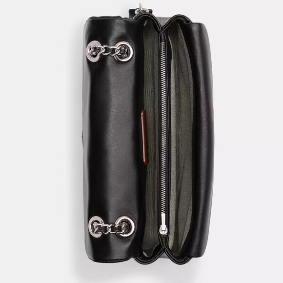 COACH Tabby Shoulder Bag 26 With Pillow Quilting CP150 BLACK / SILVER - Picture 11 of 16